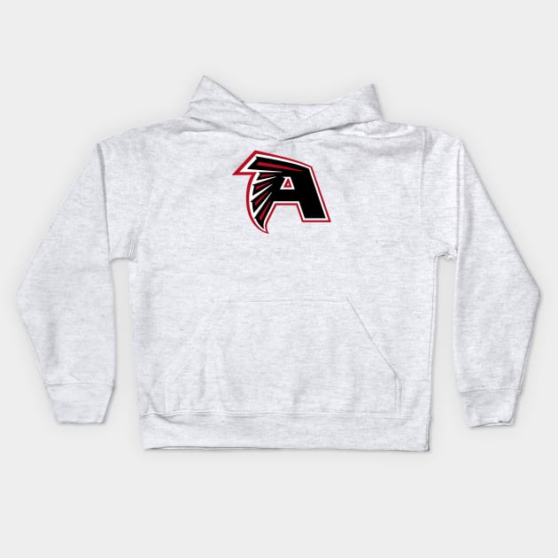 Atlanta A Kids Hoodie by KFig21